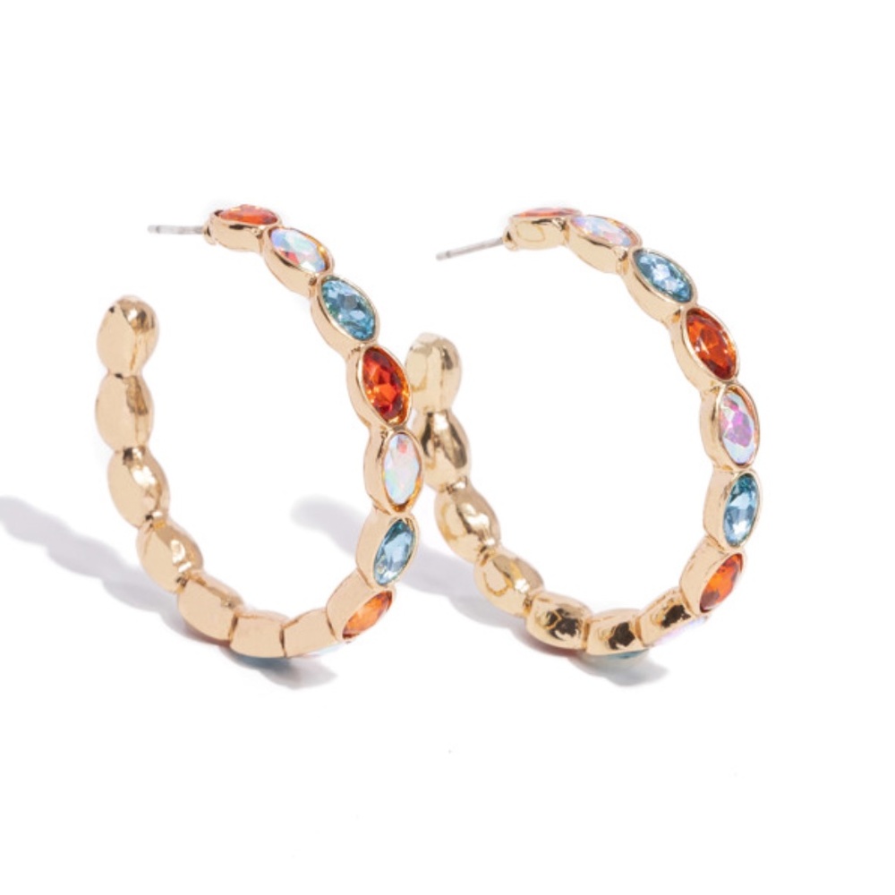 Pressing Princess - Gold Hoop Earrings